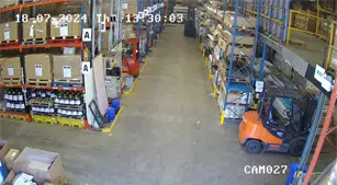 Rear of Racking Aisles - CAM027
