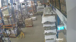 Rear of Racking Aisles - CAM042