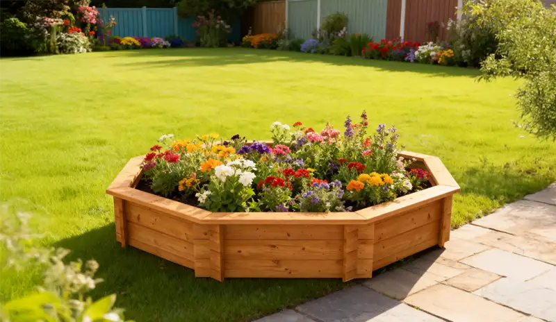 Octagonal Raised Garden Bed