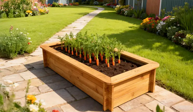 Rectangular Raised Garden Bed