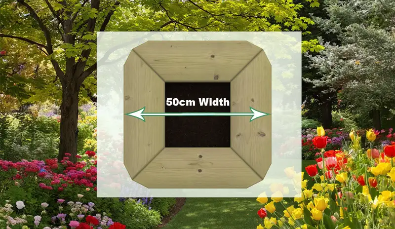 0.5m Raised Garden Bed 0.5m raised garden bed