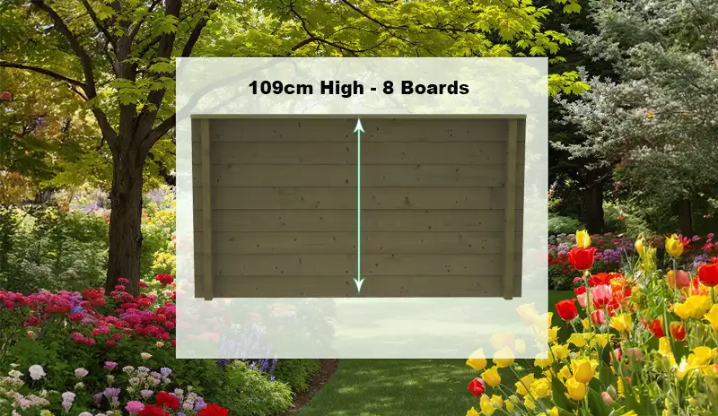 109cm High (8 Boards) Wooden Raised Garden Bed 109cm High (8 Boards) Wooden Raised Garden Bed