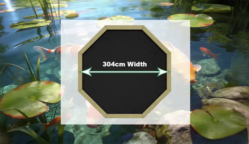 10ft Wide Wooden Ponds
