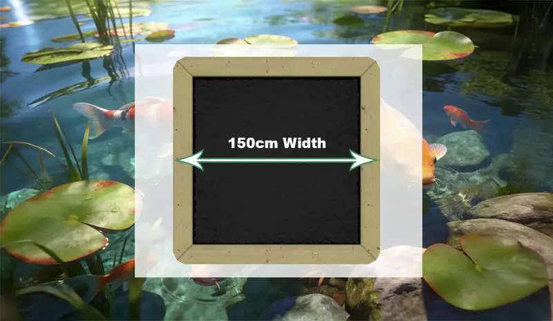 150cm Wide Wooden Ponds