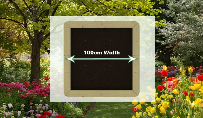 1m Raised Garden Bed 1m raised garden bed