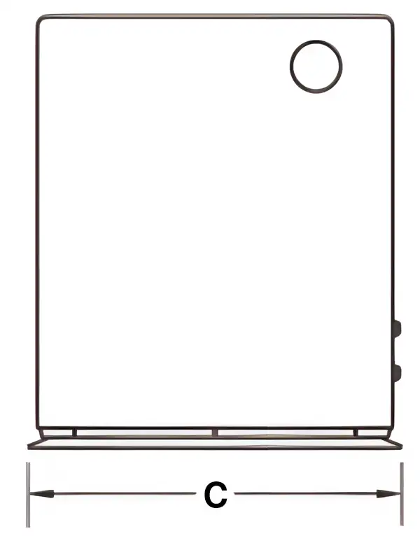 Waterco VariTropic Top Discharge Pool Heat Pump dimensions