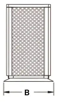 Waterco VariTropic Front Discharge Pool Heat Pump dimensions