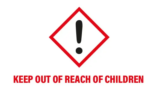 Keep out of reach of children