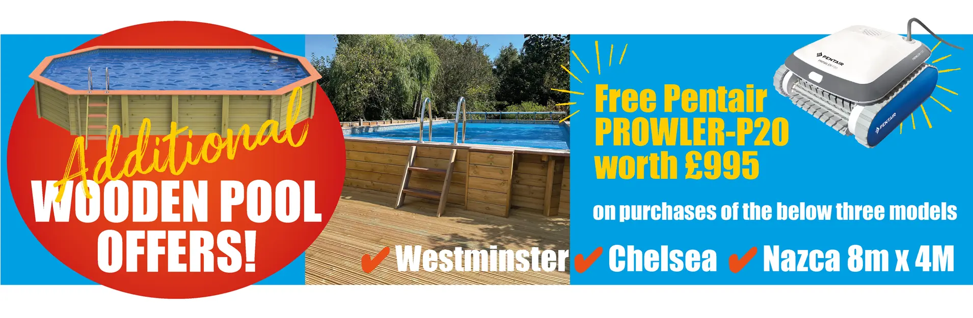 Free Cleaner with Selected Pools