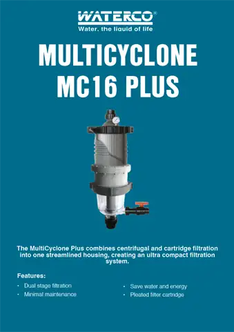 Download the Waterco Multicyclone MC16 Plus Sales Leaflet
