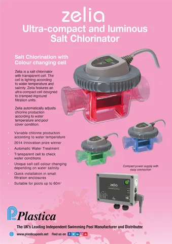 Download the Zelia Salt Chlorinator Sales Leaflet